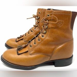 Ariat Cobalt Women's Leather Equestrian Tassel Horse Boots Festival Cowgirl 6.5